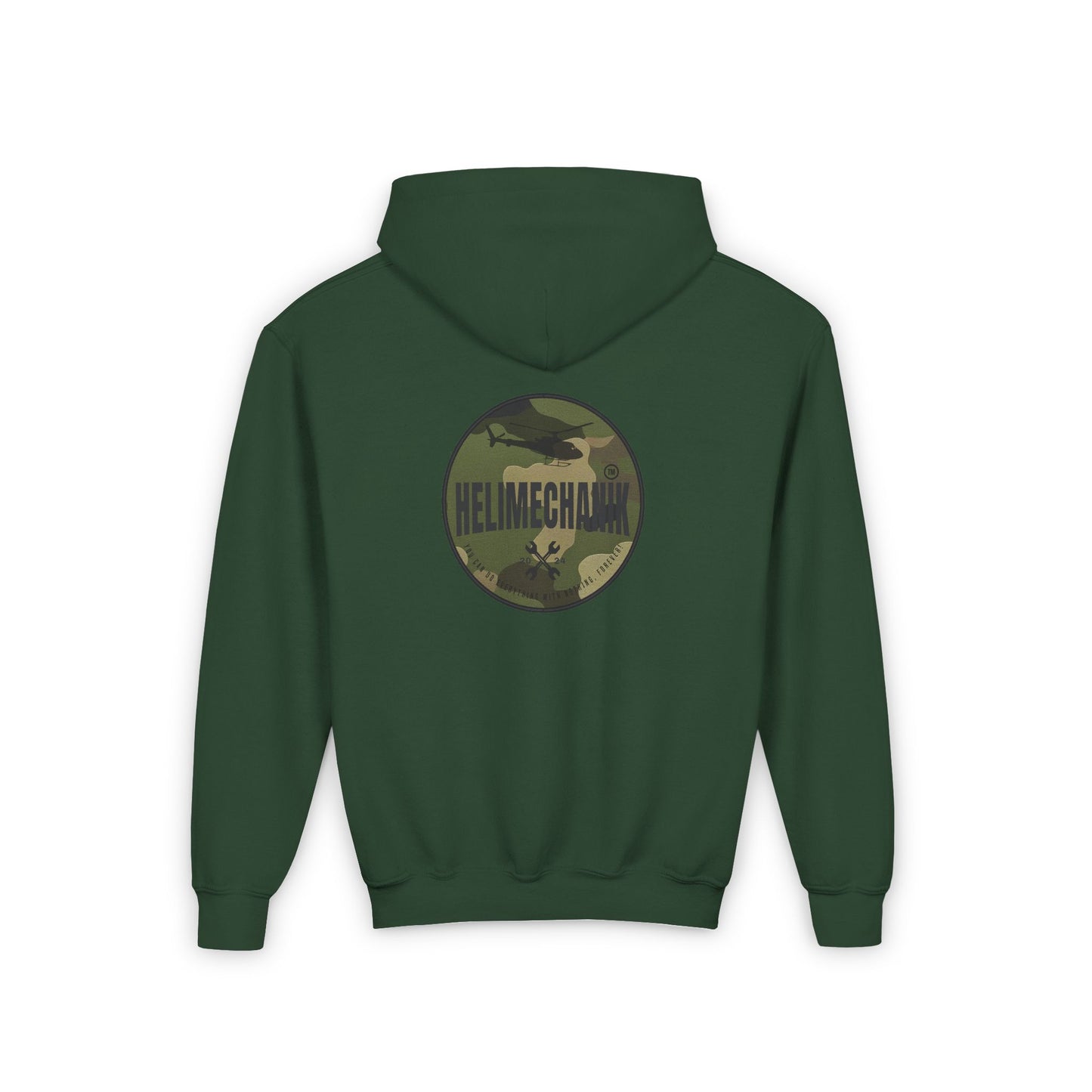 Youth, Helimechanik Patch Multicam Heavy Blend Hooded Sweatshirt