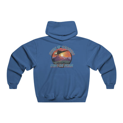 Men's, Flying in Colorado, Classic Fit Hooded Sweatshirt