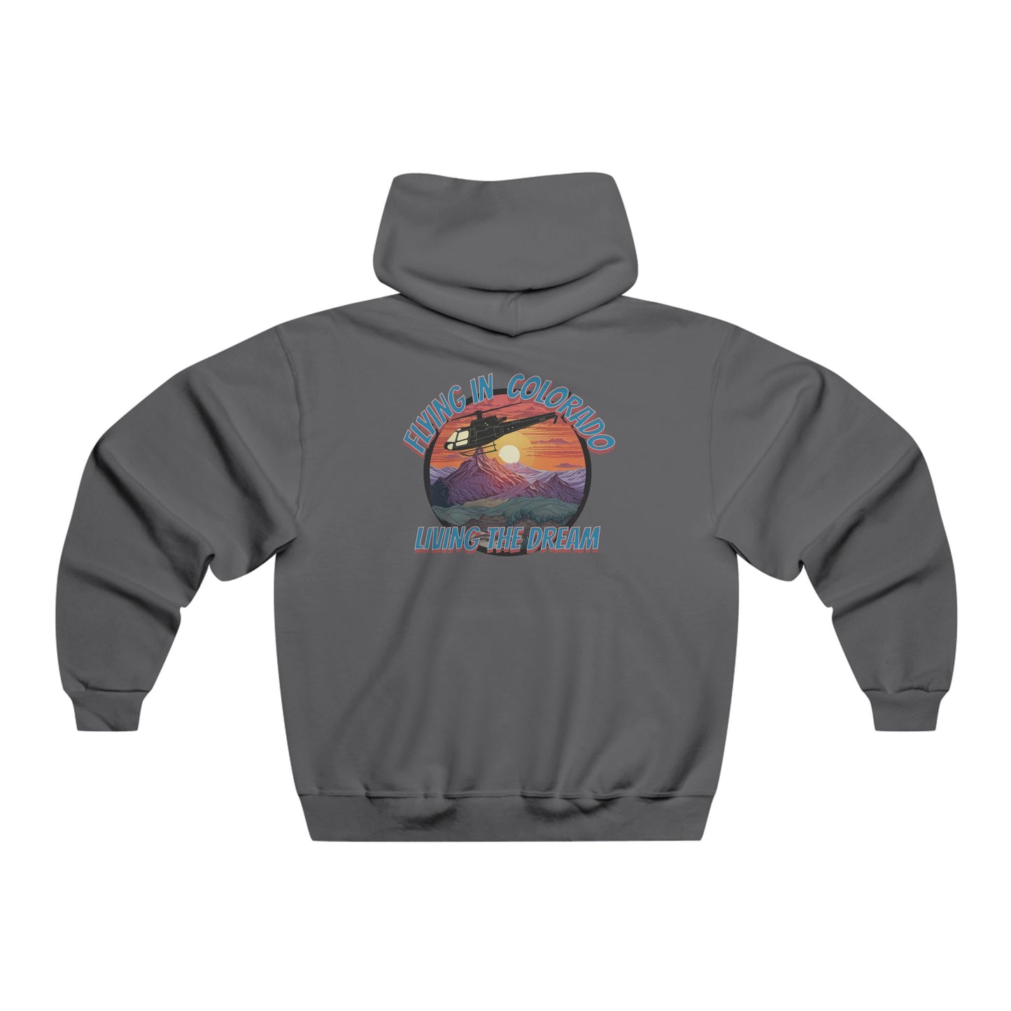 Men's, Flying in Colorado, Classic Fit Hooded Sweatshirt