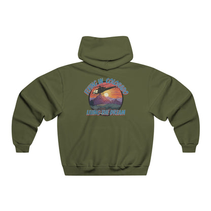 Men's, Flying in Colorado, Classic Fit Hooded Sweatshirt