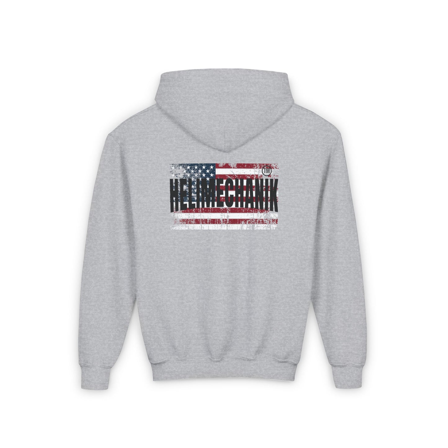 Youth, US FLAG Heavy Blend Hooded Sweatshirt
