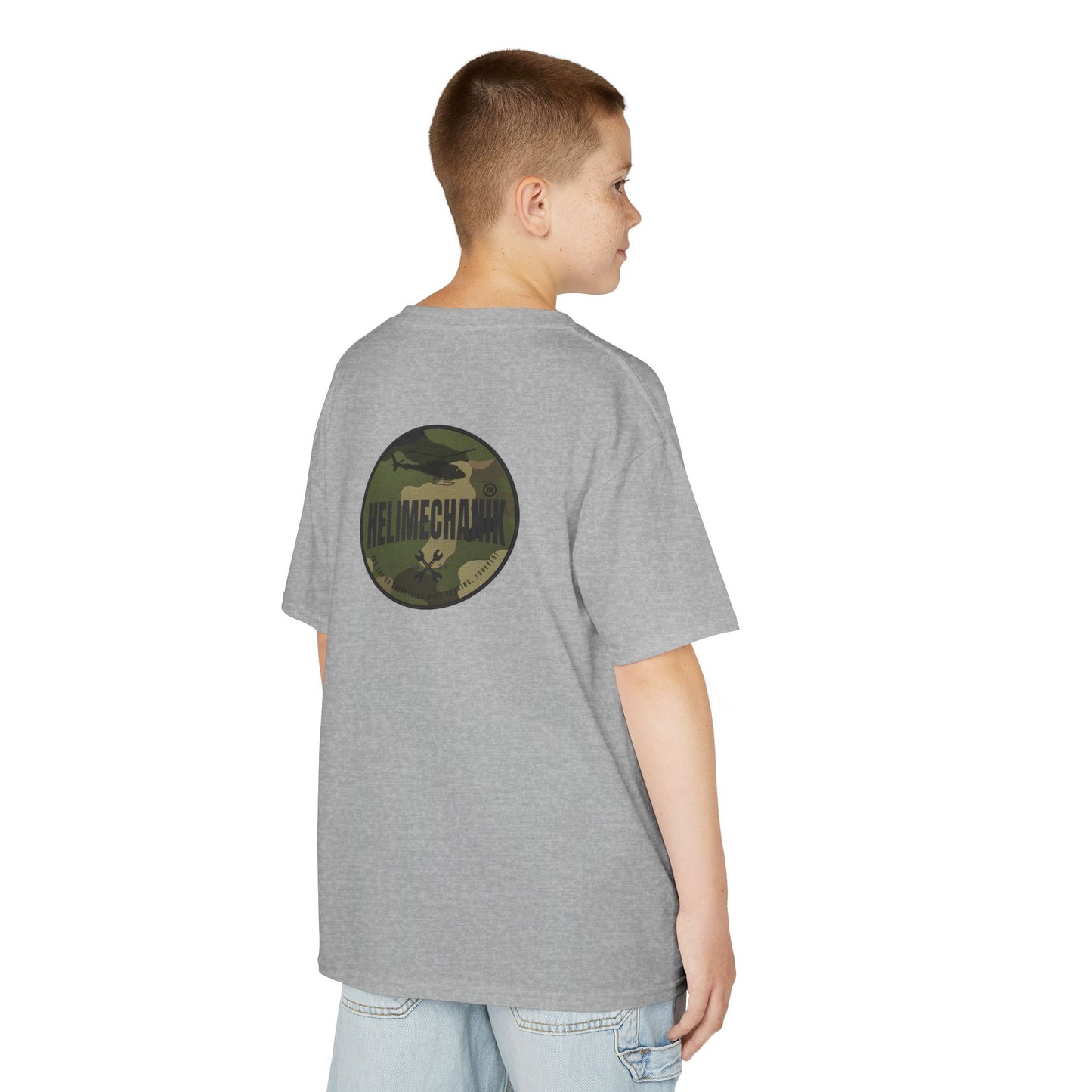 Youth, Helimechanik Patch Multicam Heavy Cotton™ Tee