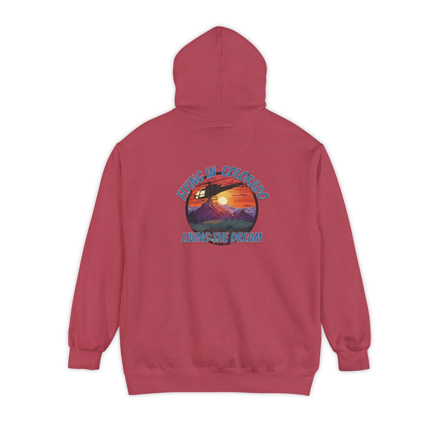 Men's, Flying in Colorado, Relaxed Fit Hoodie