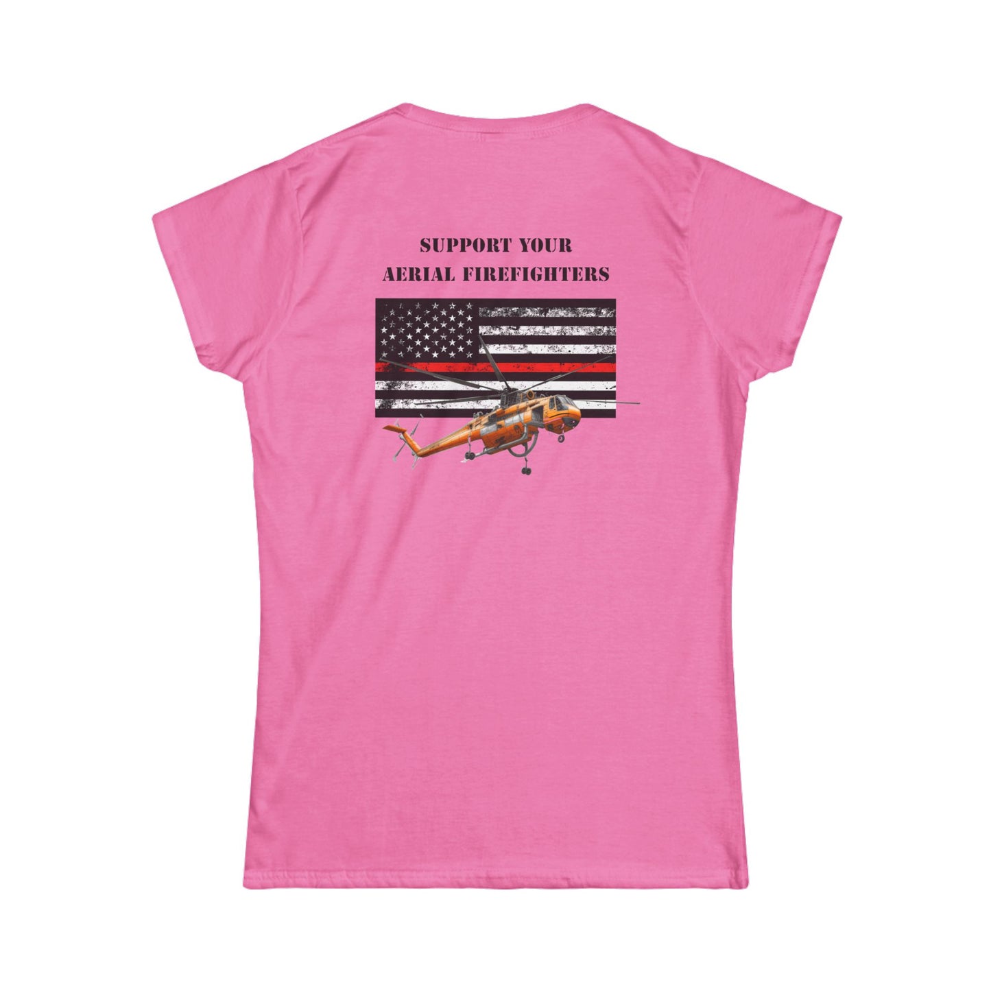 Women's, Support your Aerial Firefighter, Softstyle Tee