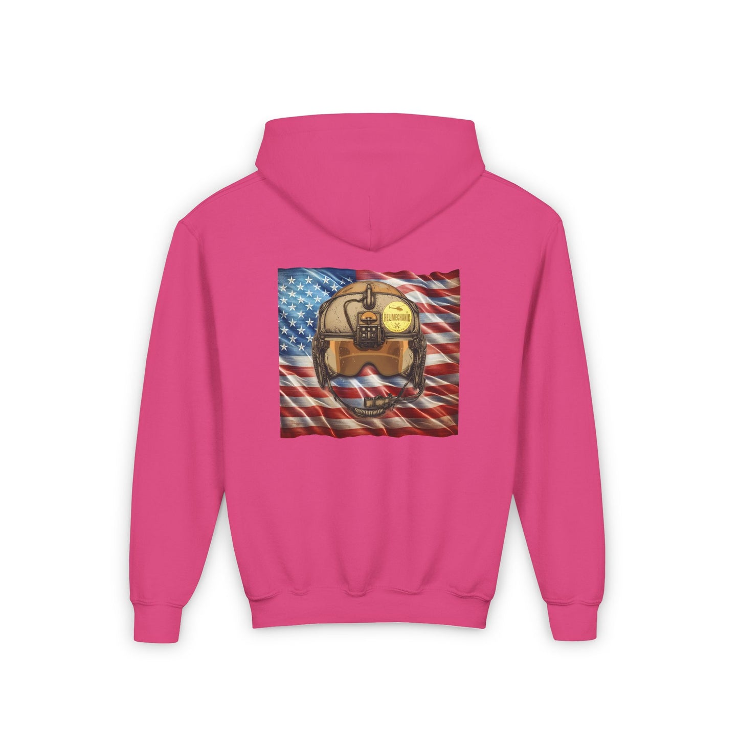 Youth, Flight Helmet Heavy Blend Hooded Sweatshirt