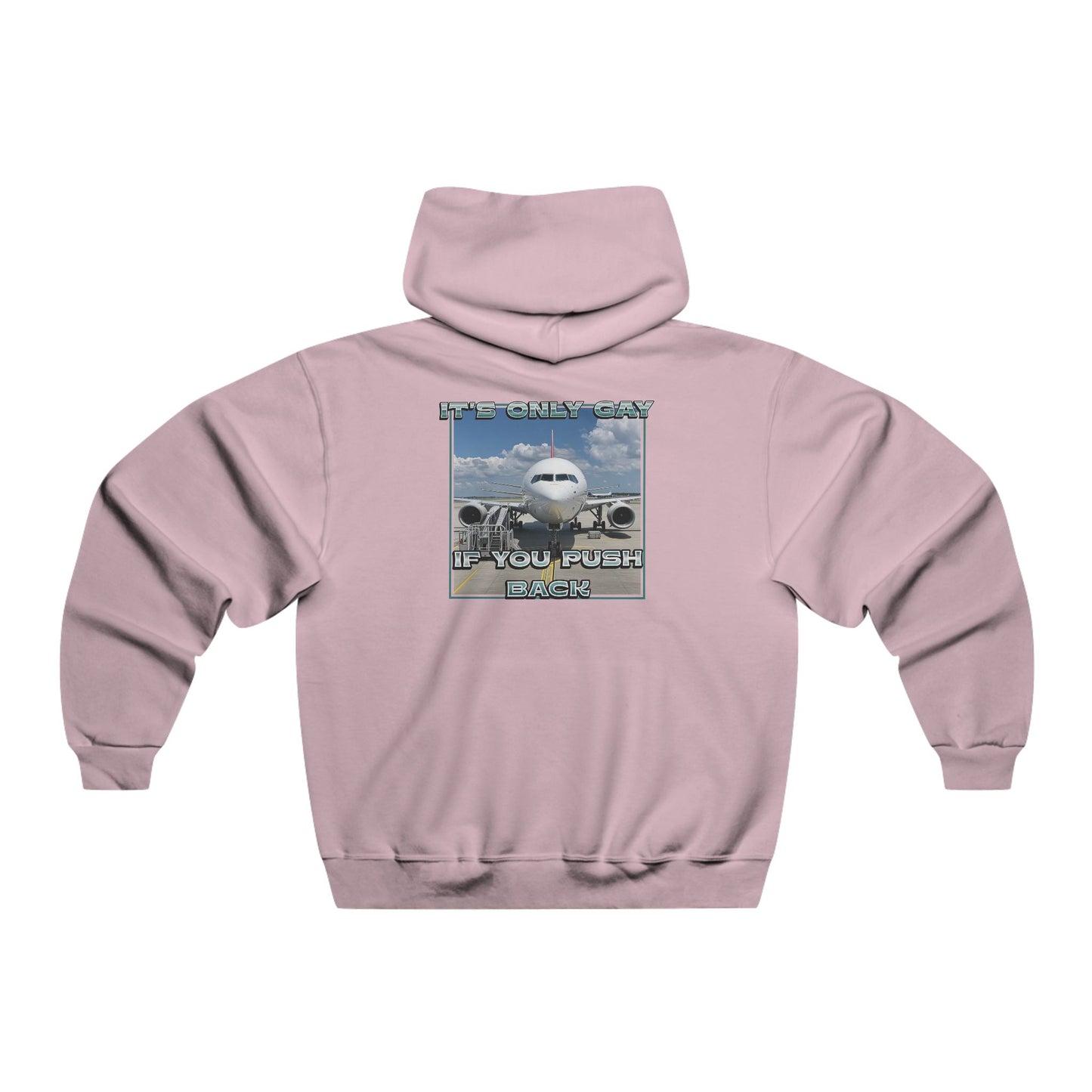 Men's, Push Back, Classic Fit Hooded Sweatshirt