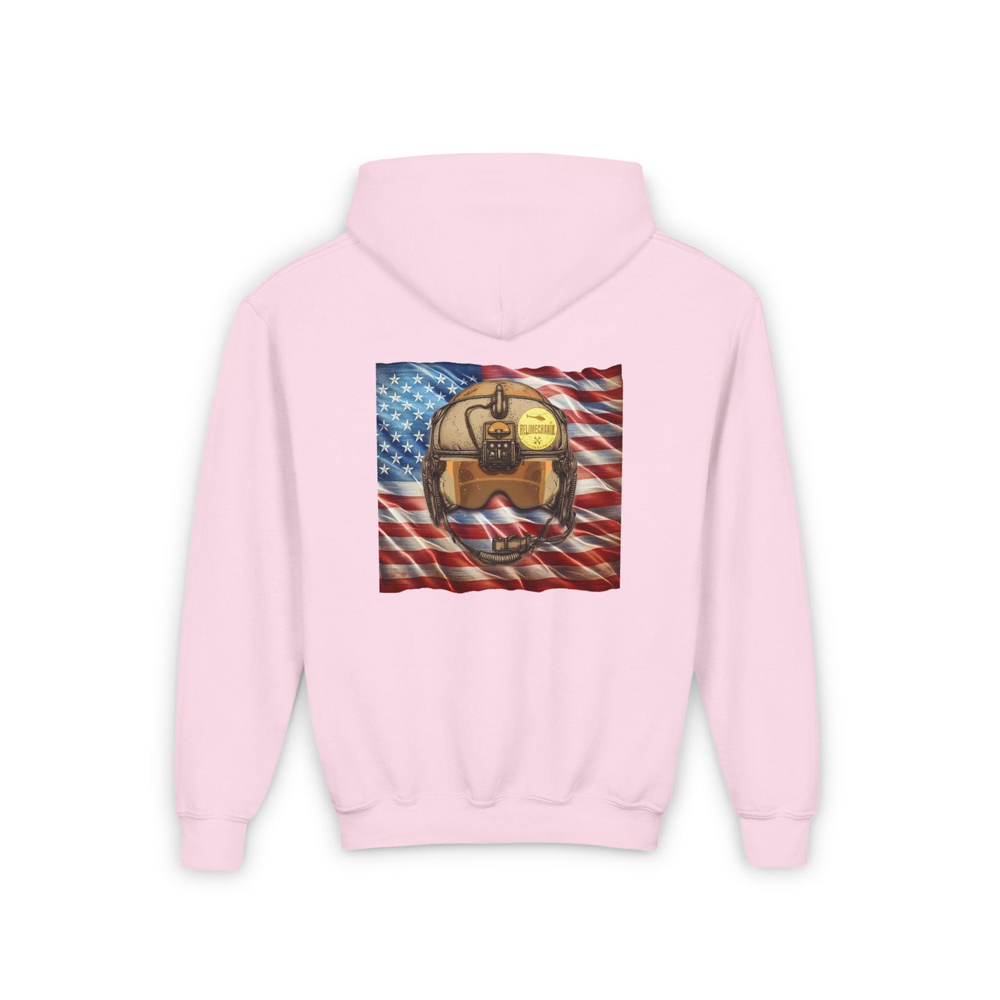 Youth, Flight Helmet Heavy Blend Hooded Sweatshirt