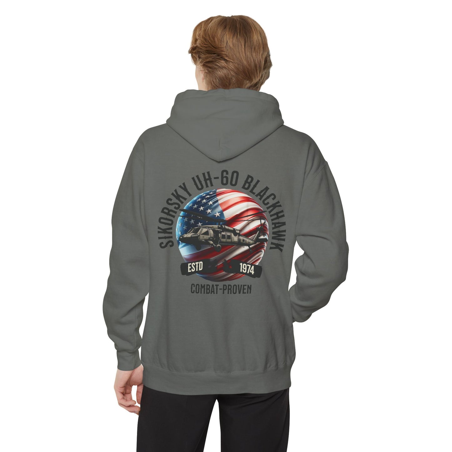 Men's, Sikorsky UH-60 "Combat Proven", Relaxed Fit Hoodie