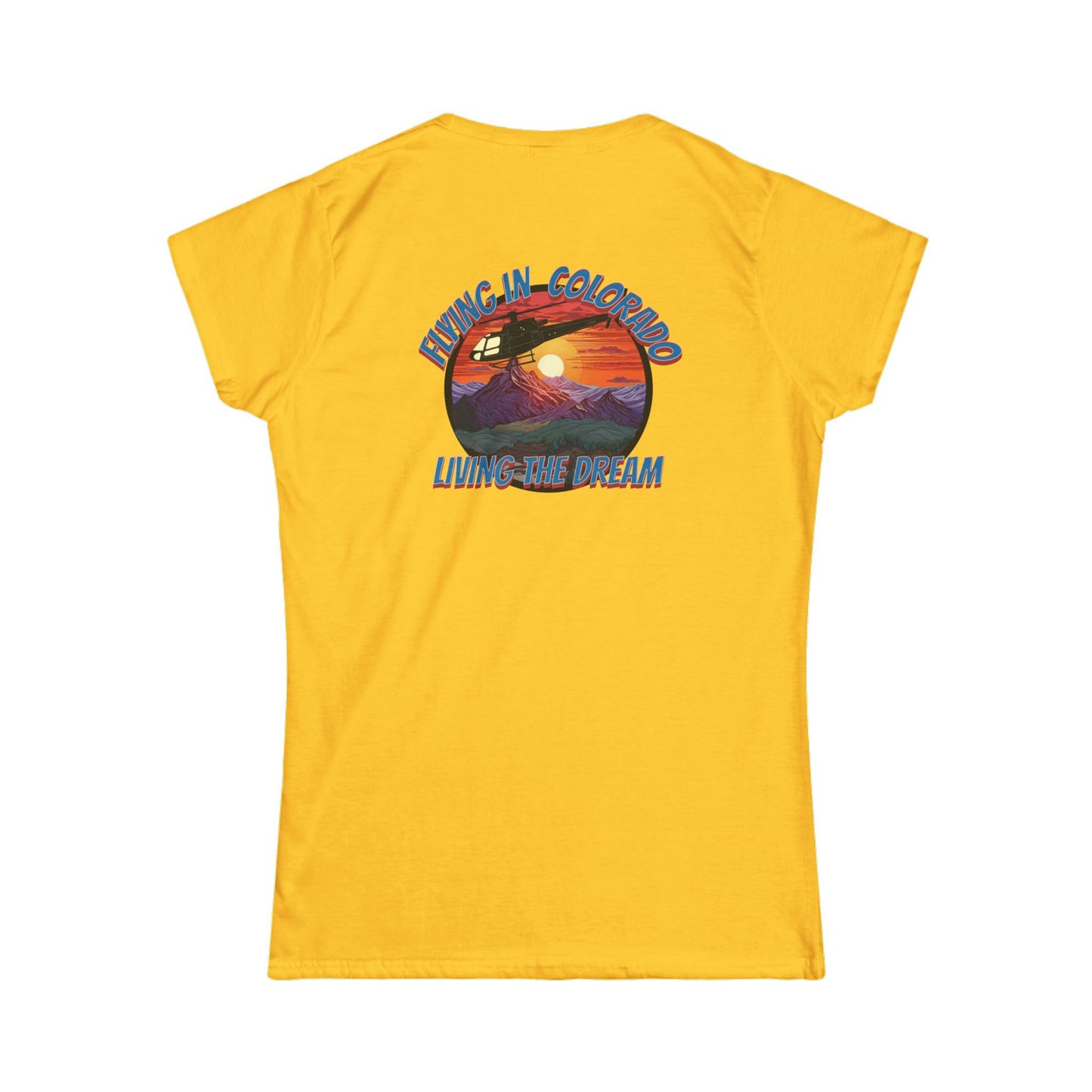 Women's, Flying in Colorado Softstyle Tee