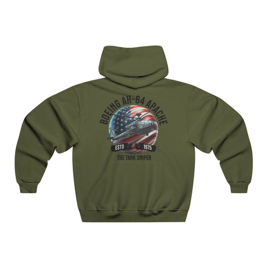 Men's, Boeing AH-64 Apache "Tank Sniper", Classic Fit Hooded Sweatshirt