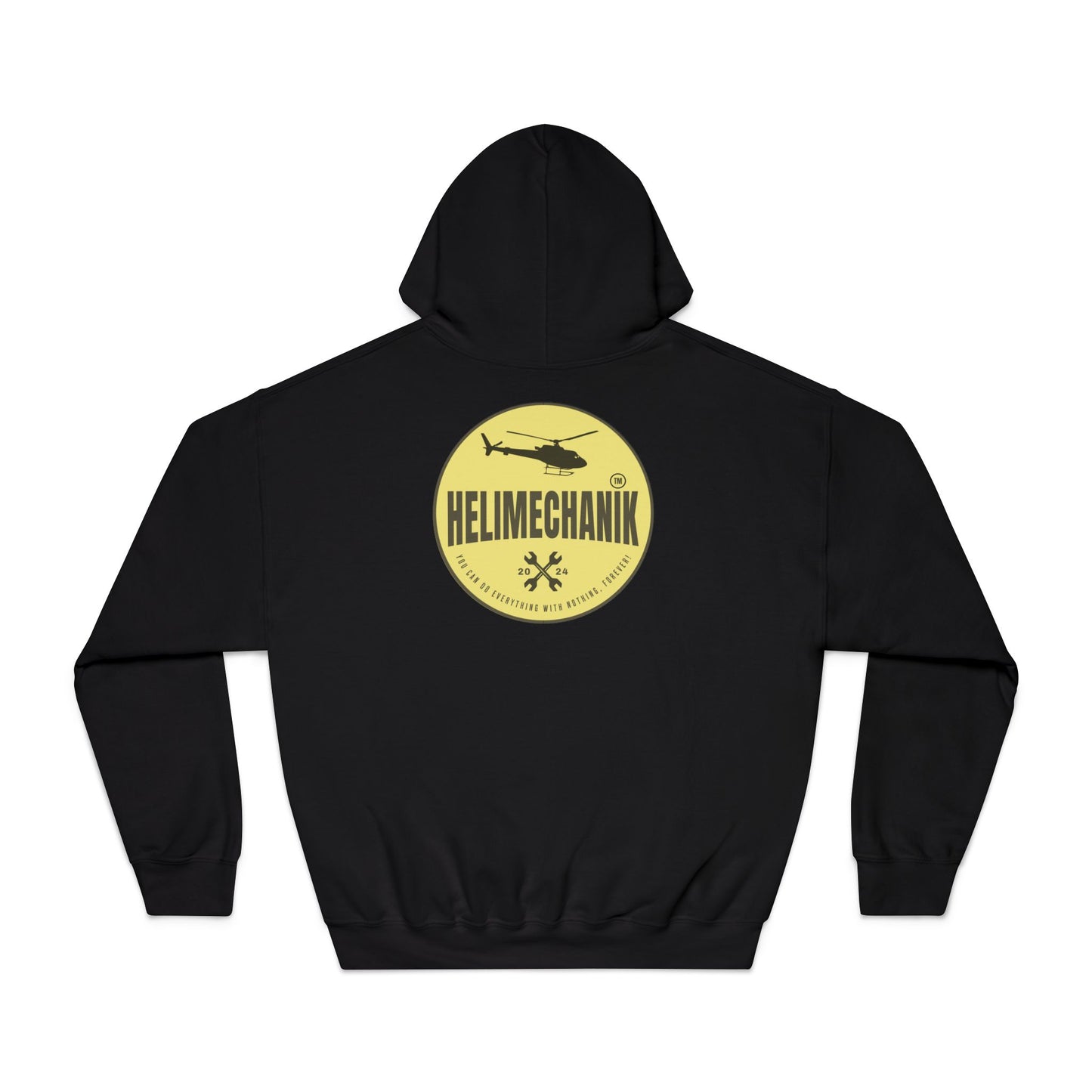 Men's, Helimechanik Patch, Classic Fit Hooded Sweatshirt