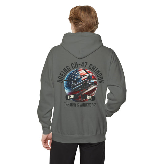 Men's, Boeing CH-47 "The Army"s Workhorse", Relaxed Fit Hoodie