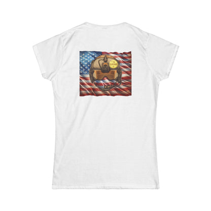 Women's, Flight Helmet with Patch Softstyle Tee