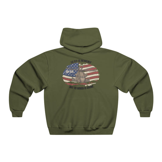 Men's, CH-53E "TO HOVER IS DIVINE", Classic Fit Hooded Sweatshirt