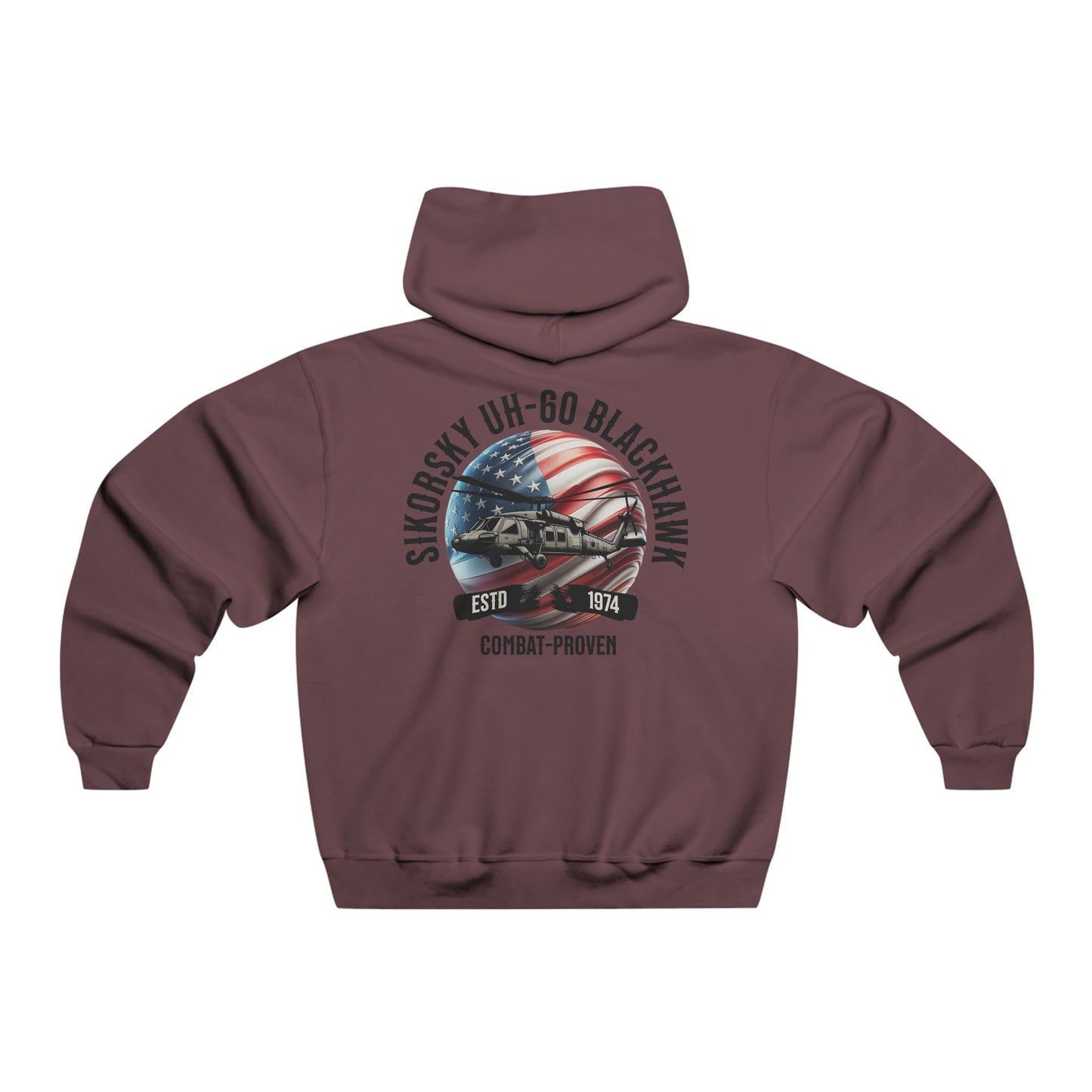 Men's, Sikorsky UH-60 "Combat Proven", Classic Fit Hooded Sweatshirt