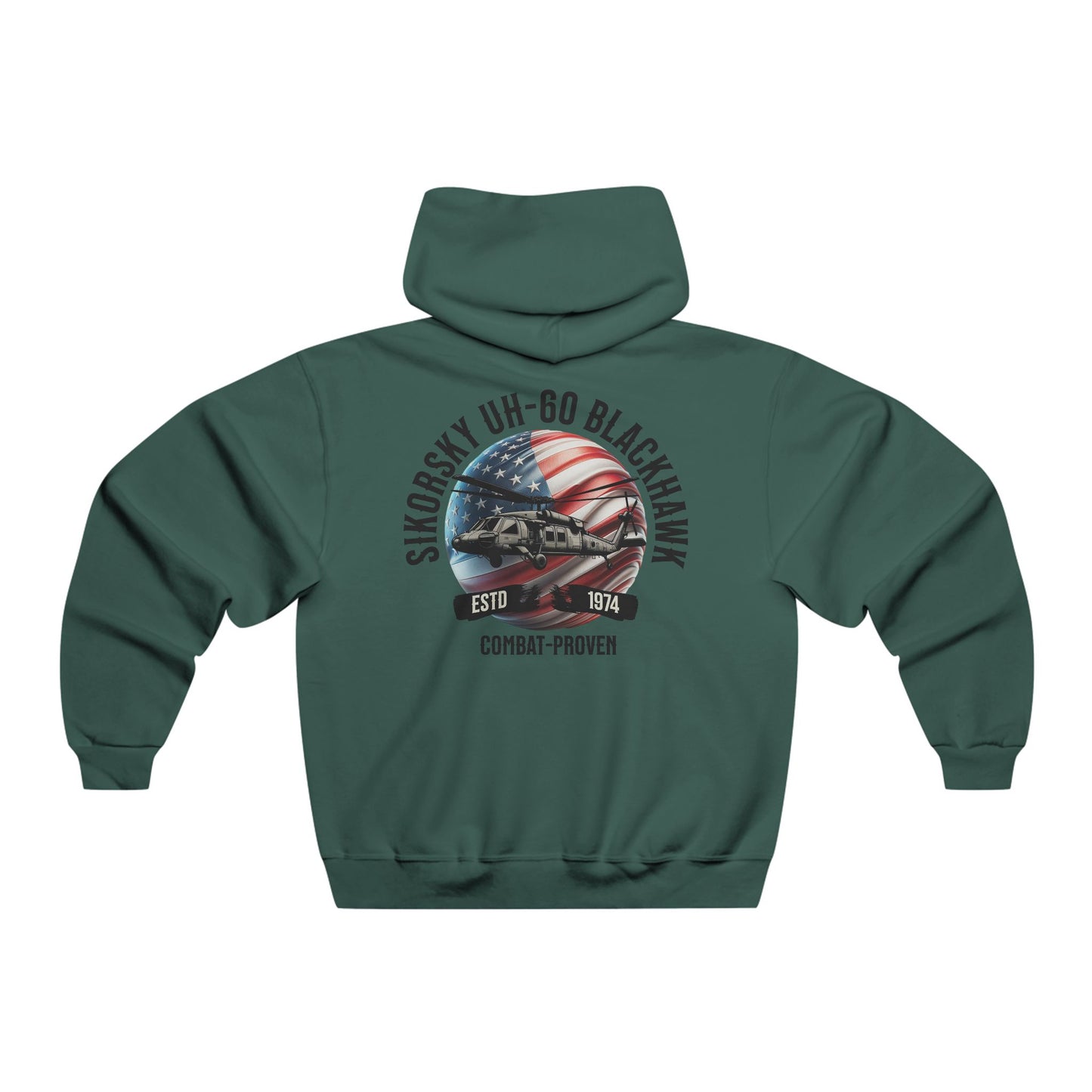 Men's, Sikorsky UH-60 "Combat Proven", Classic Fit Hooded Sweatshirt