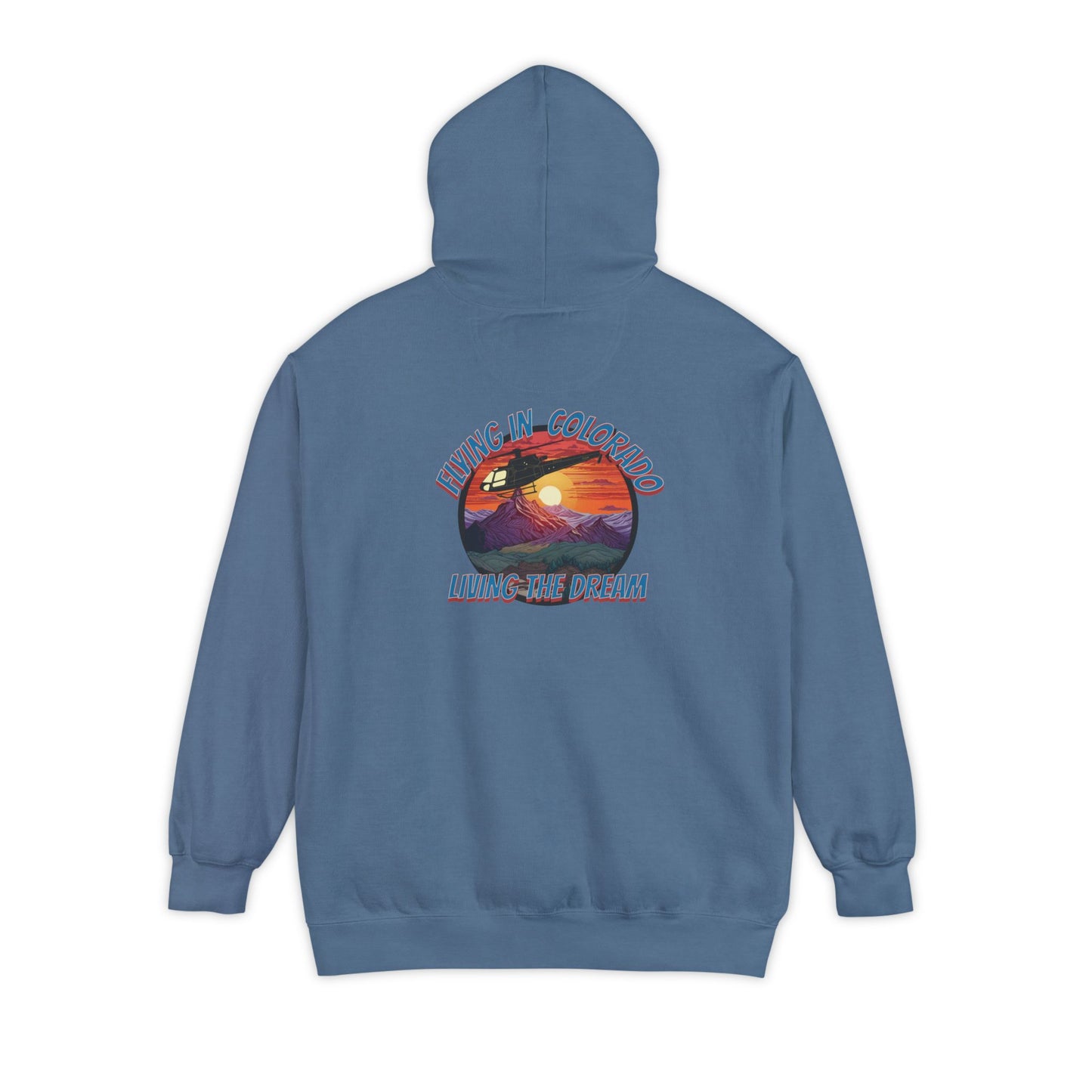 Men's, Flying in Colorado, Relaxed Fit Hoodie