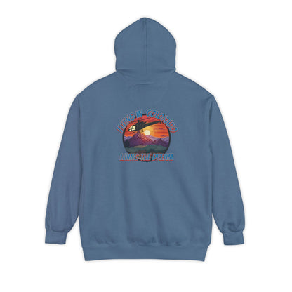 Men's, Flying in Colorado, Relaxed Fit Hoodie