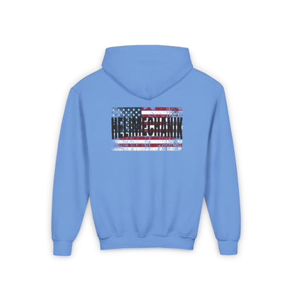 Youth, US FLAG Heavy Blend Hooded Sweatshirt