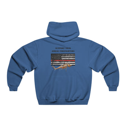 Men's, Support your Aerial Firefighter, Classic Fit Hooded Sweatshirt