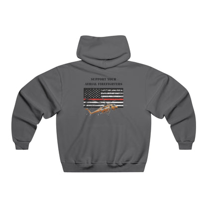 Men's, Support your Aerial Firefighter, Classic Fit Hooded Sweatshirt