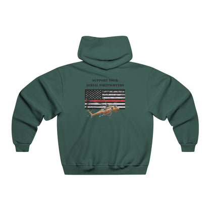 Men's, Support your Aerial Firefighter, Classic Fit Hooded Sweatshirt