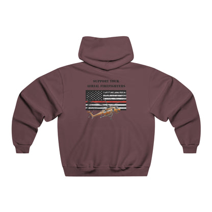 Men's, Support your Aerial Firefighter, Classic Fit Hooded Sweatshirt