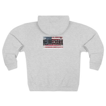 Women's, US Flag Zip Hoodie